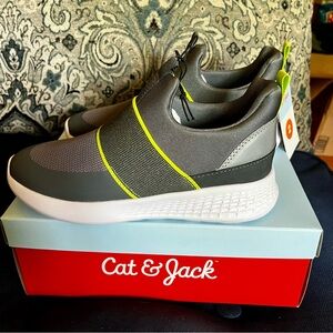 Cat & Jack gray boys sneaker size 2